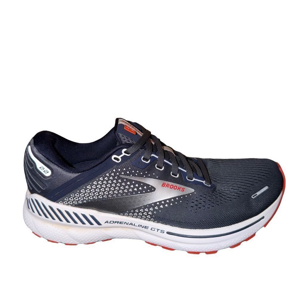 Brooks Adrenaline GTS 22 Navy and White Running Shoes size 8.5